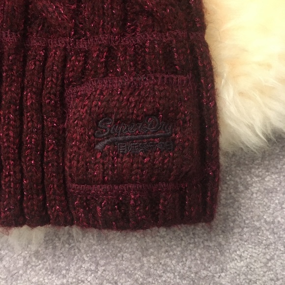 Superdry Cable Knit Glitter Sweater XS - Picture 4 of 5